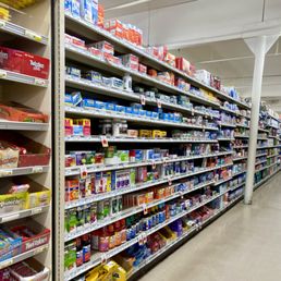 a grocery store aisle