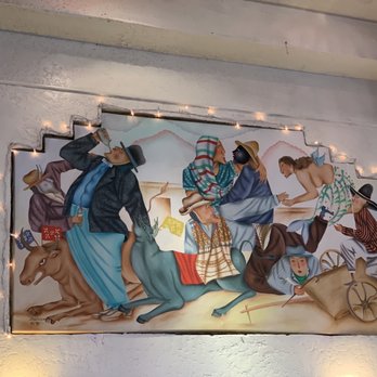 Cafe Pasqual's - Exuberant art - Vegetarian Near Me - Santa Fe, New Mexico