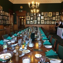 Prestwick St Cuthbert Golf Club - Lunch requires a blazer and tie. Original board table used by the founding members.