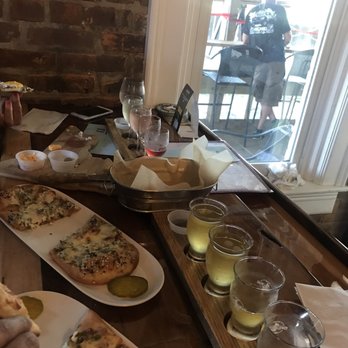 Finger Lakes House - Beer flight and flatbread - Wine Bars Near Me - Elmira, New York Finger Lakes House - Beer flight and flatbread - Wine Bars Near Me - Elmira, New York