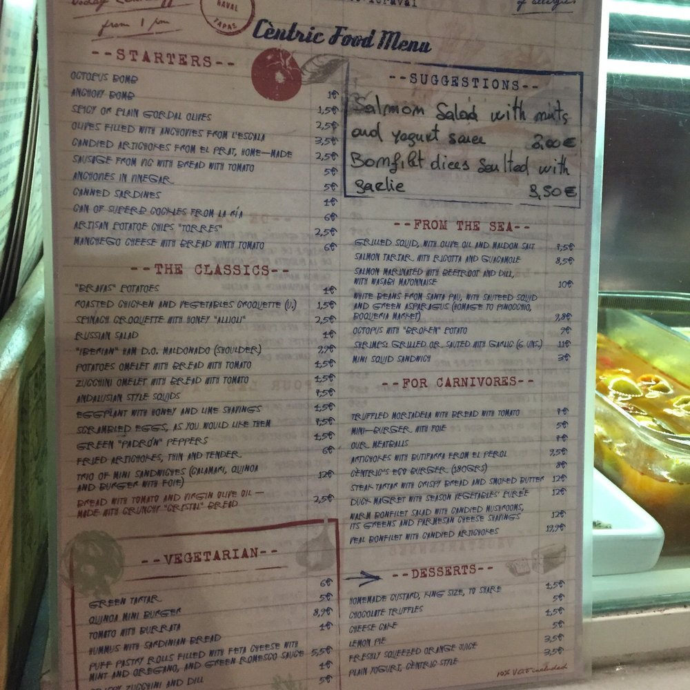 Menu Menu