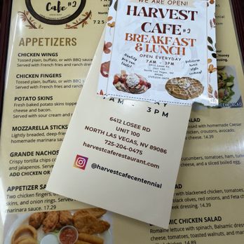 Harvest Cafe - Breakfast & Brunch Near Me - North Las Vegas, Nevada