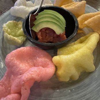 Sumo Sushi Thai And Bar - Spicy tuna dip with shrimp crackers - Thai Near Me - Nashville, Tennessee