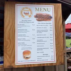 Saratoga Awesome Dogs - Menu