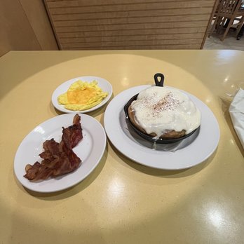 Wild Eggs - Bacon , Eggs and House-Made Cinnamon Roll - Breakfast & Brunch Near Me - Louisville, Kentucky