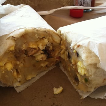 Corner Cottage - sausage breakfast burrito! - American Near Me - Burbank, California
