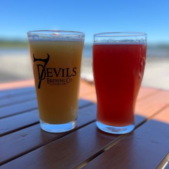 7 Devils Waterfront Alehouse - Spindrift Hazy IPA 46 IBUs, 6.3% ABV & Hard Cider - Seafood Near Me - Coos Bay, Oregon 7 Devils Waterfront Alehouse - Spindrift Hazy IPA 46 IBUs, 6.3% ABV & Hard Cider - Seafood Near Me - Coos Bay, Oregon