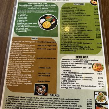 Thai Tasty - Menu - Thai Near Me - Panorama City, California
