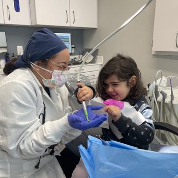 Anthony Vitarelli, DDS - My daughter Lena learning about brushing her teeth - Cosmetic Dentists Near Me - San Jose, California