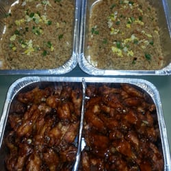 Lucky Corner 1 - 200 wings and two tray ham rice