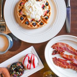 Marli's - Waffle, bacon, donut, coffee