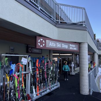 Alta Ski Area - Ski rental shop has storage for multi day rentals here - Ski Resorts Near Me - Alta, Utah