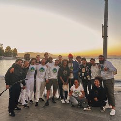 The San Francisco Capoeira Academy is active in the community, here doing an outdoor demo at Aquatic Park