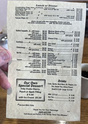Menu photo 7 El Cafecito Grants, NM