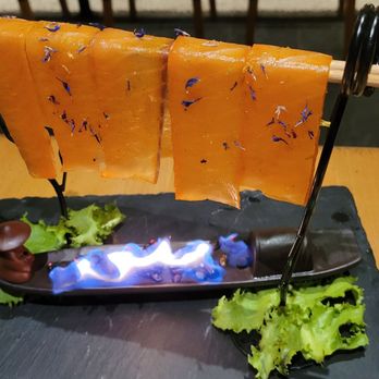 Izakaya Nana - Smoked salmon on the fire - Izakaya Near Me - Flushing, New York Izakaya Nana - Smoked salmon on the fire - Izakaya Near Me - Flushing, New York