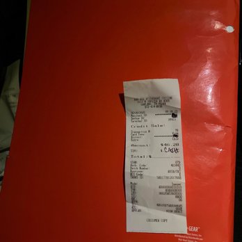 Nam Hua - the receipt for the restaurant - Vietnamese Near Me - Garland, Texas