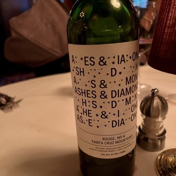 Carlo & Johnny - Ashes and Diamonds Wine - Steakhouses Near Me - Cincinnati, Ohio