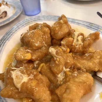 Garden Cafe - Fish Fillet in Sweet Corn Sauce Chef Special - Hong Kong Style Cafe Near Me - Castro Valley, California