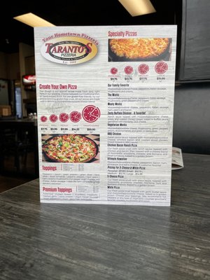 Menu photo 3 Taranto's Pizzeria Lewis Center, OH Menu photo 3 Taranto's Pizzeria Lewis Center, OH