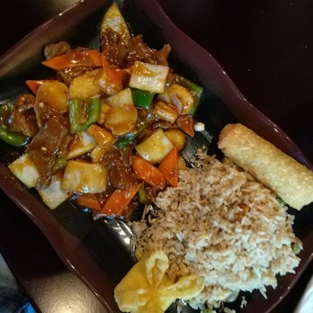 J's Cuisine - Hunan Beef with fried rice - Chinese Near Me - Troy, Ohio
