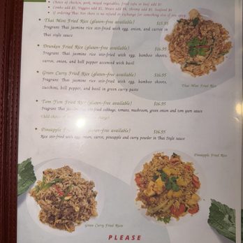 Thai Mint - Fried rice menu - Thai Near Me - Colorado Springs, Colorado Thai Mint - Fried rice menu - Thai Near Me - Colorado Springs, Colorado