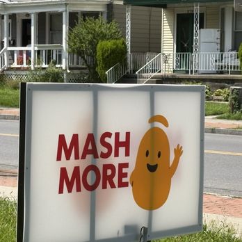 Mash More - Outdoor sign. - Fast Food Near Me - Albany, New York Mash More - Outdoor sign. - Fast Food Near Me - Albany, New York