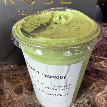 Rang Coffeehouse - Matcha Coconut Cloud (from Pop Up Hours @Rose Tea in Sept. 2026) - Coffee & Tea Near Me - Sacramento, California
