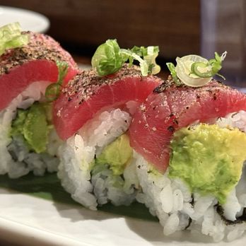 Sushi Momo - Pepper Punch Tuna Roll* - Sushi Bars Near Me - Johns Creek, Georgia Sushi Momo - Pepper Punch Tuna Roll* - Sushi Bars Near Me - Johns Creek, Georgia