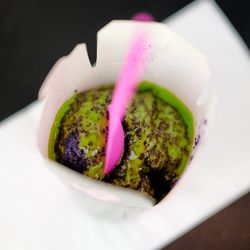 B Sweet Dessert Bar - Ube / Pandan Bread Pudding