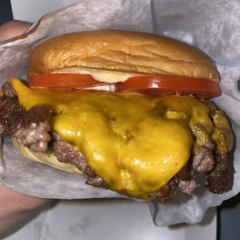 Shake Shack Pasadena - I ordered the Shack burger with no lettuce. Meat tastes authentic! - Burgers Near Me - Pasadena, California