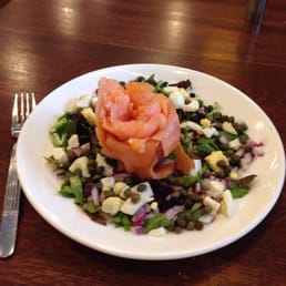 Cold salmon plate Cold salmon plate