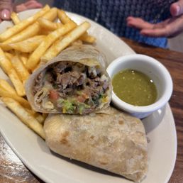 Carne asada burrito