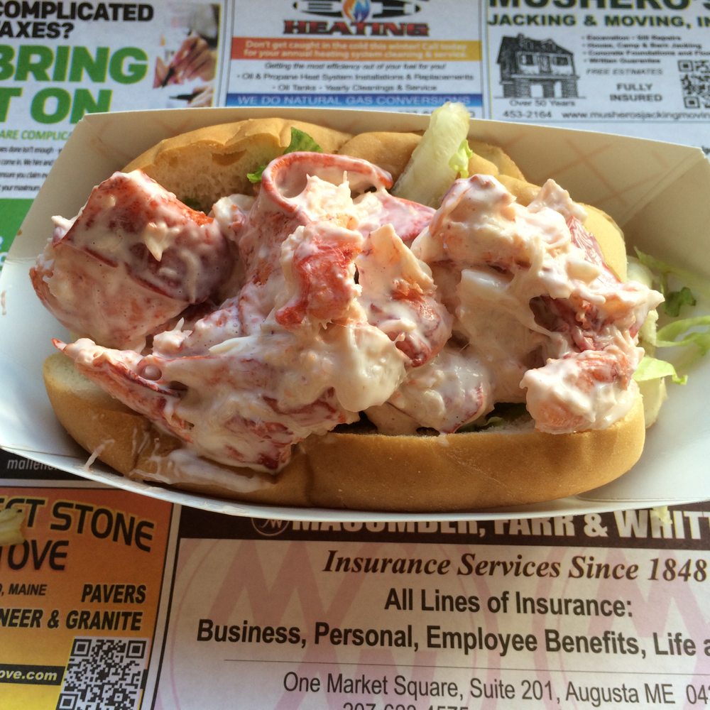 The Red Barn - 6" lobster roll. - Seafood Near Me - Augusta, Maine The Red Barn - 6" lobster roll. - Seafood Near Me - Augusta, Maine