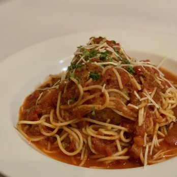 Tony And Luigis - Spaghetti Bolognese with meatballs - Italian Near Me - Georgetown, Texas Tony And Luigis - Spaghetti Bolognese with meatballs - Italian Near Me - Georgetown, Texas