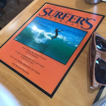 Beach Break Cafe - Surfer stuff on tha tables. Dope - Breakfast & Brunch Near Me - Oceanside, California Beach Break Cafe - Surfer stuff on tha tables. Dope - Breakfast & Brunch Near Me - Oceanside, California
