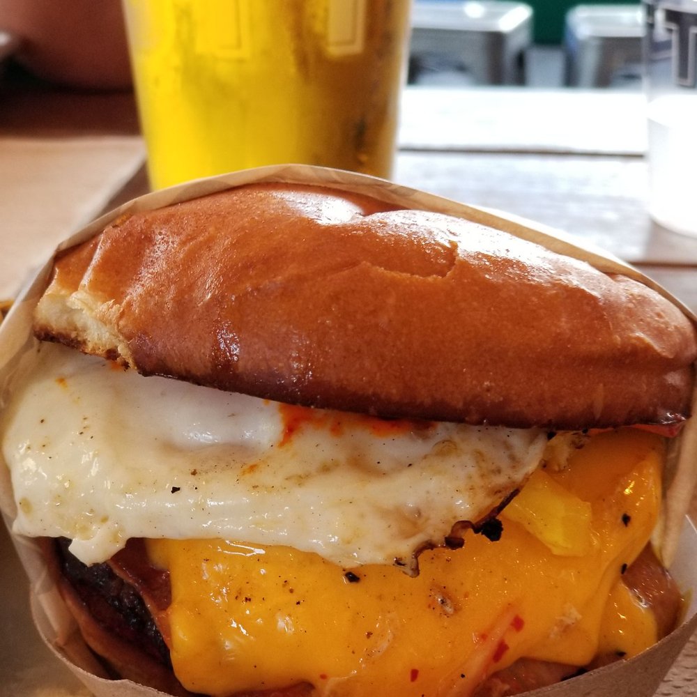 Gott's St. Helena - Kimchee burger - Burgers Near Me - Saint Helena, California Gott's St. Helena - Kimchee burger - Burgers Near Me - Saint Helena, California