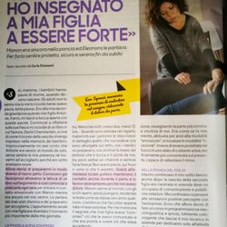 Eleonora Arduini Gallet - Mon article sur l'accompagnement à l'accouchement naturel et indolore pour une Naissance sans Souffrance. Paru sur Starbene, oct. 2017.