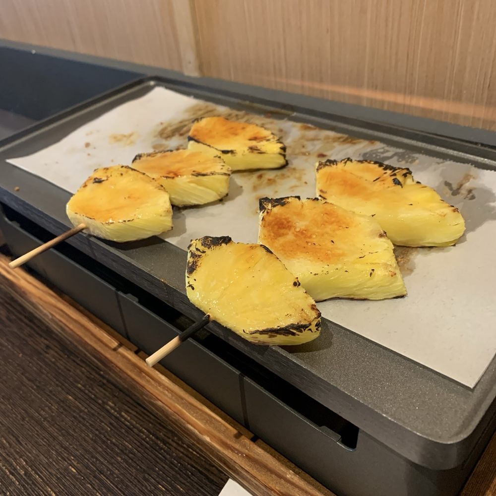 Spiral Flame - Grilled pineapple for dessert - Japanese Near Me - San Bruno, California Spiral Flame - Grilled pineapple for dessert - Japanese Near Me - San Bruno, California