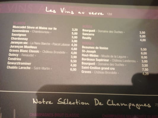 Menu photo 1 Le Café Noir Rennes, 35 Menu photo 1 Le Café Noir Rennes, 35