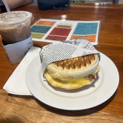 BlendWell Community Cafe - Bacon egg and cheese bagel