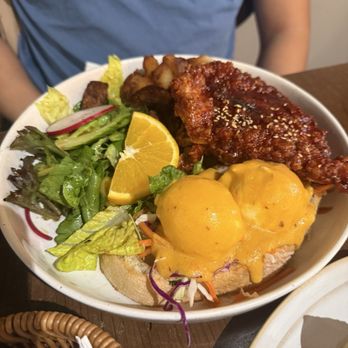 Four Chairs - K-bomb chicken benny - Breakfast & Brunch Near Me - San Francisco, California