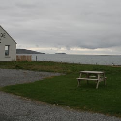 Kilbride Campsite - Cafe and a bit of the view from the pitches.