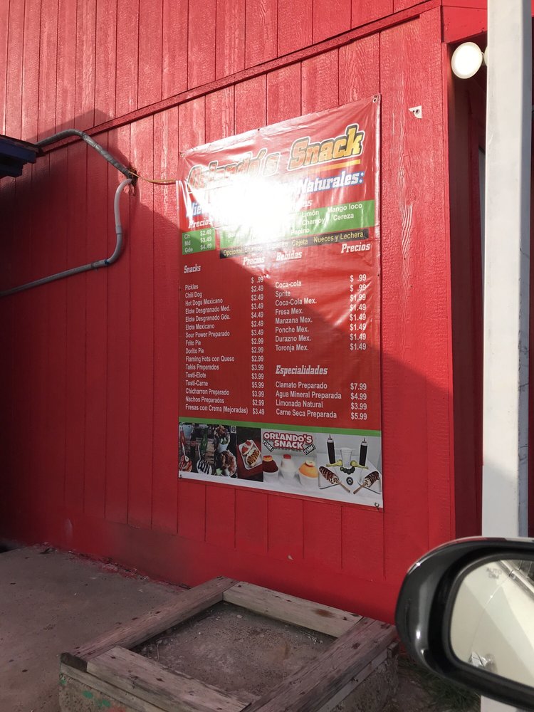 ORLANDO’S SNACK Fast Food 11100 Mines Rd, Laredo, TX Restaurant