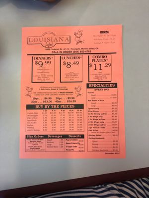 Menu photo 4 Louisiana Seafood Moreno Valley, CA