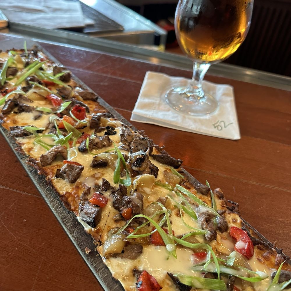 Seasons 52 - Philly Cheesesteak flatbread - New American Near Me - North Bethesda, Maryland