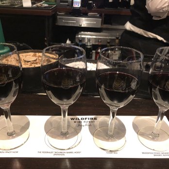 Wildfire - Jazzy Red Wine Flight - American Near Me - Chicago, Illinois Wildfire - Jazzy Red Wine Flight - American Near Me - Chicago, Illinois