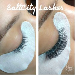 Salt City Lashes - Before and After. Full Volume Set, only $150!