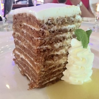 Ocean Prime - 10 layer carrot cake - Seafood Near Me - Orlando, Florida Ocean Prime - 10 layer carrot cake - Seafood Near Me - Orlando, Florida
