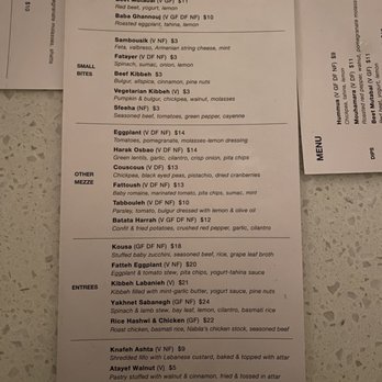 Nabila’s - Some of the menu. - Lebanese Near Me - Brooklyn, New York Nabila’s - Some of the menu. - Lebanese Near Me - Brooklyn, New York