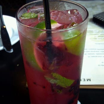 Backstreet Cafe - Fresh Rasberry Mojito - New American Near Me - Houston, Texas